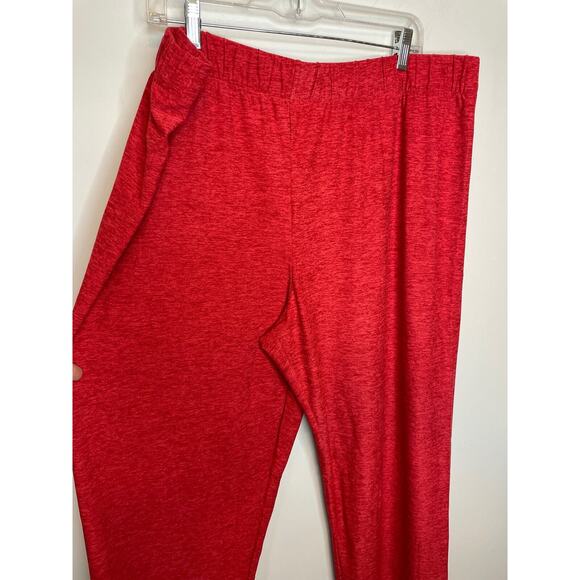 Outdoor Voices Women's Size XXXL CloudKnit Wide Lounge Pants Strawberry Red NWT - Picture 4 of 9